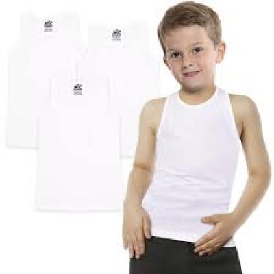 White Vests 3-4 Years